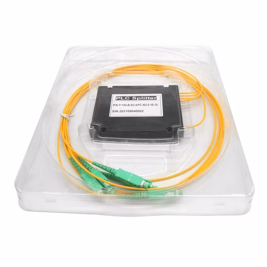 Premium Mini Device Pdoi 1*8 Sc/APC Glasfaser-SPS-Splitter mit ausgezeichneter Gleichmäßigkeit und Zuverlässigkeit