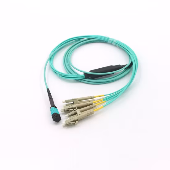 China 2/8/12/16/24 Core MPO/MTP LC/Sc/St/FC/Mu Connector FTTH Network Indoor Outdoor Armoured Drop LSZH PVC Fiber Optic Optical Patch Cord Pigtail Jumper Cable